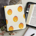 Egg Yolk Pattern Print Leather Bible Cover