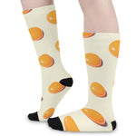 Egg Yolk Pattern Print Long Socks