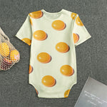 Egg Yolk Pattern Print Men's Bodysuit