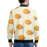 Egg Yolk Pattern Print Men's Bomber Jacket