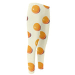 Egg Yolk Pattern Print Men's Compression Pants