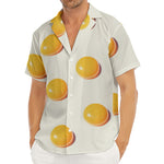 Egg Yolk Pattern Print Men's Deep V-Neck Shirt