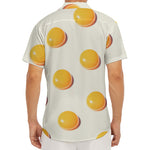 Egg Yolk Pattern Print Men's Deep V-Neck Shirt