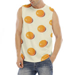Egg Yolk Pattern Print Men's Fitness Tank Top