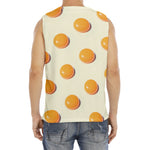 Egg Yolk Pattern Print Men's Fitness Tank Top
