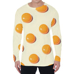 Egg Yolk Pattern Print Men's Long Sleeve T-Shirt