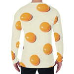 Egg Yolk Pattern Print Men's Long Sleeve T-Shirt