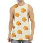 Egg Yolk Pattern Print Men's Muscle Tank Top