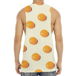 Egg Yolk Pattern Print Men's Muscle Tank Top