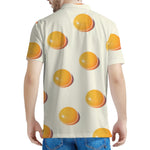 Egg Yolk Pattern Print Men's Polo Shirt