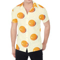 Egg Yolk Pattern Print Men's Shirt