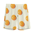 Egg Yolk Pattern Print Men's Athletic Shorts