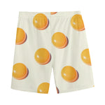 Egg Yolk Pattern Print Men's Sports Shorts