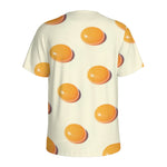 Egg Yolk Pattern Print Men's Sports T-Shirt