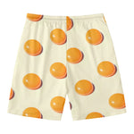 Egg Yolk Pattern Print Men's Swim Trunks