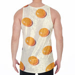 Egg Yolk Pattern Print Men's Velvet Tank Top