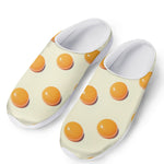 Egg Yolk Pattern Print Mesh Casual Shoes