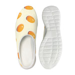 Egg Yolk Pattern Print Mesh Casual Shoes