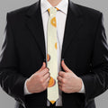 Egg Yolk Pattern Print Necktie