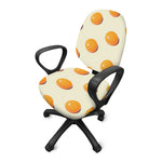 Egg Yolk Pattern Print Office Chair Cover