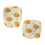 Egg Yolk Pattern Print Office Chair Cover