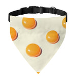 Egg Yolk Pattern Print Over The Collar Dog Bandana