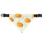 Egg Yolk Pattern Print Over The Collar Dog Bandana