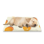Egg Yolk Pattern Print Pet Cooling Mat Cover