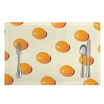 Egg Yolk Pattern Print Placemat