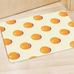 Egg Yolk Pattern Print Polyester Doormat