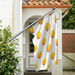 Egg Yolk Pattern Print Polyester Flag