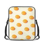 Egg Yolk Pattern Print Rectangular Crossbody Bag