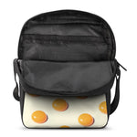 Egg Yolk Pattern Print Rectangular Crossbody Bag