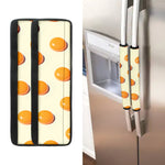 Egg Yolk Pattern Print Refrigerator Handle Covers