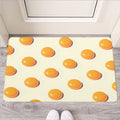 Egg Yolk Pattern Print Rubber Doormat