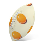 Egg Yolk Pattern Print Rugby Ball