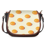 Egg Yolk Pattern Print Saddle Bag