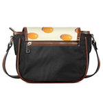 Egg Yolk Pattern Print Saddle Bag