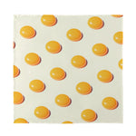 Egg Yolk Pattern Print Silk Bandana
