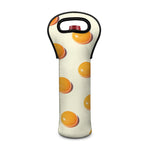 Egg Yolk Pattern Print Single Neoprene Wine Tote