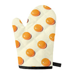 Egg Yolk Pattern Print Single Oven Mitt