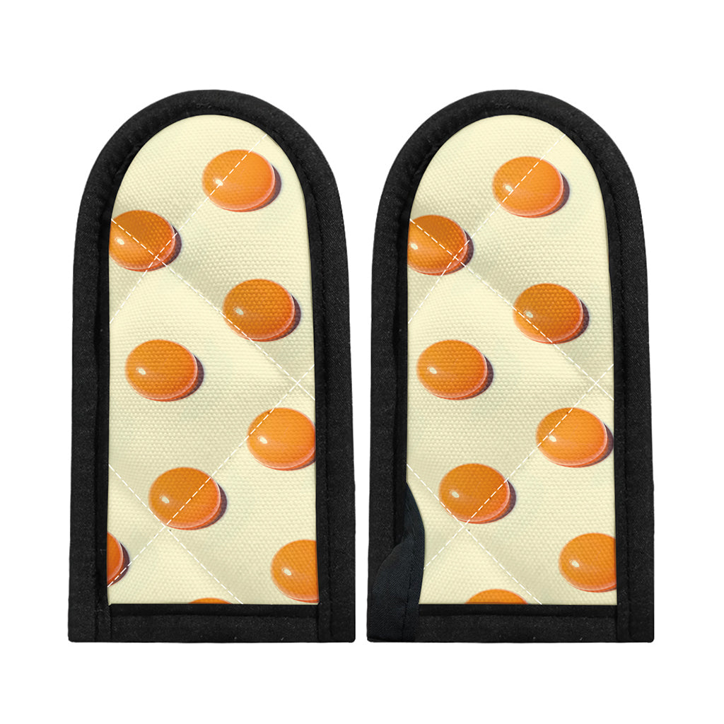 Egg Yolk Pattern Print Skillet Handle Cover