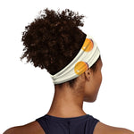 Egg Yolk Pattern Print Sports Headband