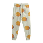 Egg Yolk Pattern Print Sweatpants