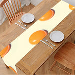 Egg Yolk Pattern Print Table Runner