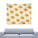 Egg Yolk Pattern Print Tapestry