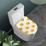 Egg Yolk Pattern Print Toilet Lid Cover