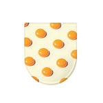 Egg Yolk Pattern Print Toilet Lid Cover