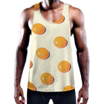 Egg Yolk Pattern Print Training Tank Top