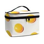Egg Yolk Pattern Print Travel Makeup Bag